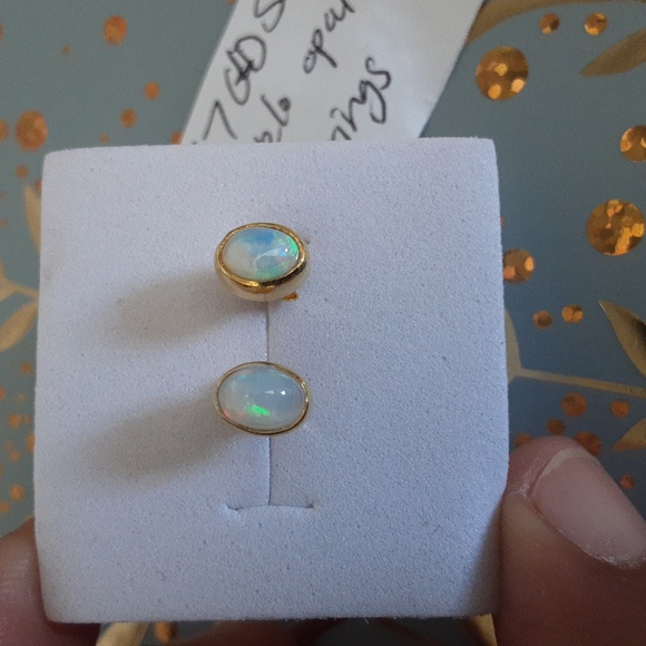 COPY - Welo opal earrings - Picture 4 of 7